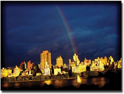 Trademark Global Ariane Moshayedi City Rainbow Canvas Art, 16 x 24