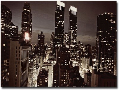 Trademark Global Ariane Moshayedi NYC After Dark Canvas Art, 22 x 32
