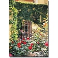 Trademark Global David Lloyd Glover Afternoon in the Rose Garden Canvas Art, 22 x 32