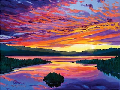 Trademark Global David Lloyd Glover Paint Brush Sky Canvas Art, 26 x 32