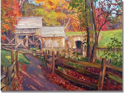 Trademark Global David Lloyd Glover Memories of Autumn Canvas Art, 18 x 24