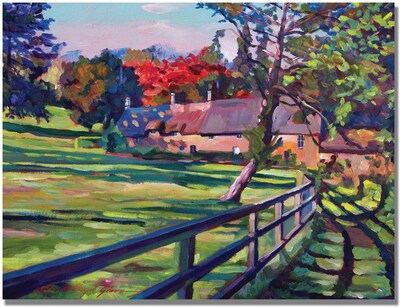 Trademark Global David Lloyd Glover Country House Canvas Art, 18 x 24