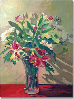 Trademark Global David Lloyd Glover A Glass Full of Spring Canvas Art, 24 x 32