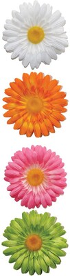 RoomMates® Gerber Daisy Peel and Stick 3D Wall Decal, 4 H x 4 W
