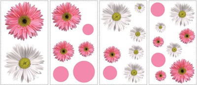 RoomMates® Flower Power Peel and Stick Wall Decal, 10 x 18