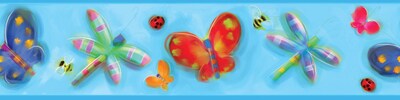 RoomMates® Jelly Bugs Peel and Stick Border, Multi-color, 5 H x 180 W