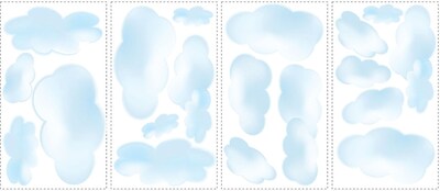 RoomMates® Clouds Peel and Stick Wall Decal, 10 x 18