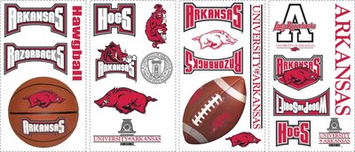 RoomMates® University of Arkansas® Peel and Stick Wall Decal, 10 x 18