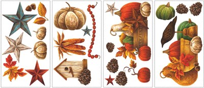 RoomMates® Bountiful Harvest Peel and Stick Wall Decal, 10 H x 18 W