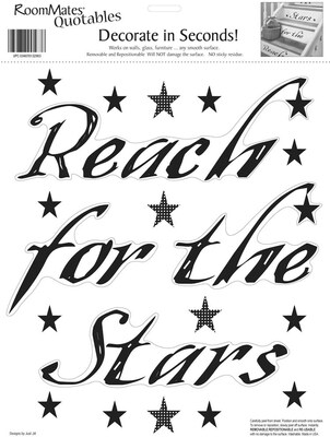 RoomMates® Reach for the Stars Quote Peel and Stick Wall Decal, 10 x 13