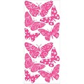 RoomMates® Flocked Butterfly Peel and Stick Wall Decal, 40 x 18