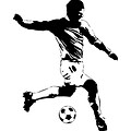 RoomMates® Soccer Player Peel and Stick Wall Decal, 18 x 40