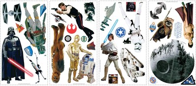 RoomMates® Star Wars™ Classic Peel and Stick Wall Decal, 10 x 18