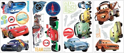 RoomMates® Cars 2 Peel and Stick Wall Decal, 10 x 18