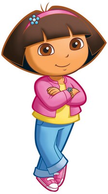 RoomMates® Dora the Explorer Peel and Stick Giant Wall Decal, 18 x 40
