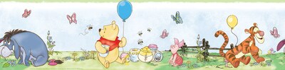 RoomMates® Winnie the Pooh Peel and Stick Wall Border, Multi-color, 180 L x 5 H