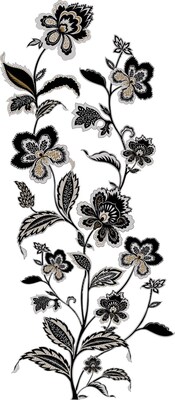 RoomMates® Jazzy Jacobean Peel and Stick Wall Decal, 40 H x 18 W