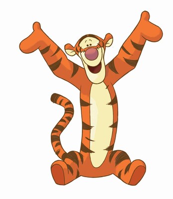 RoomMates® Tigger Peel and Stick Giant Wall Decal, 18 x 40