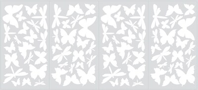RoomMates® Butterflies and Dragonflies Glow in the Dark Wall Decal, 10 x 18