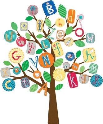 RoomMates® Primary ABC Tree Peel and Stick Giant Wall Decal, 27 x 40