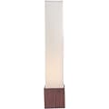 Adesso® 3004-14 Sebu Floor Lantern, 2 x 100 W, Teak