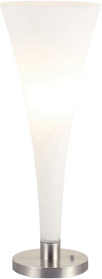 Adesso® 3077-22 Mimosa Table Lantern, 1 x 150 W, Satin Steel