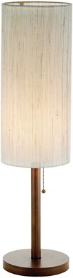 Adesso® Hamptons Incandescent 31H Table Lamp, Walnut/Beige Linen (3337-15)