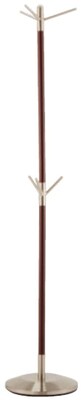 Adesso® WK2025-15 Neptune Coat Rack, Walnut/Steel