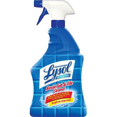Professional Lysol® Brand II Basin Tub & Tile Cleaner, 32-oz. Spray, 12/Ct