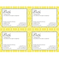 Great Papers® Fresh Slate Damask 4-up Postcards, 80/Pack