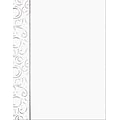 Great Papers® Silver Foil Stars and Streamers Letterhead, 25/Pack