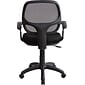 Techni Mobili Mid-Back Mesh Task Chair, Black