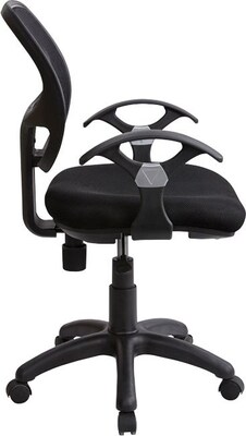 Techni Mobili Mid-Back Mesh Task Chair, Black