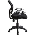 Techni Mobili Mid-Back Mesh Task Chair, Black