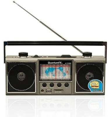 Quantum® FX J-114U AM/FM/SW1-SW9 Radio With USB/SD