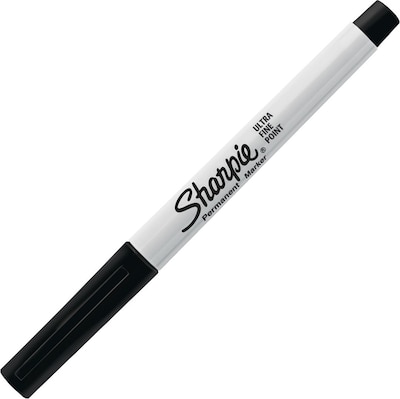 Sharpie Permanent Markers, Ultra Fine Point, Red, 37002