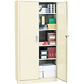 Alera® Steel Storage Cabinet, Assembled, 72Hx36Wx18D, Putty