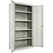 Alera® Steel Storage Cabinet, Assembled, 72Hx36Wx18D, Light Gray
