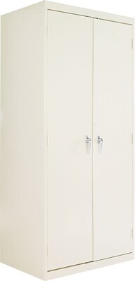 Alera® Steel Storage Cabinet, Assembled, 78Hx36Wx24D, Putty