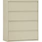 Alera® Lateral File Cabinets, 4-Drawer, 42", Putty