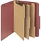 Smead Recycled Heavy Duty Pressboard Classification Folder, 3-Dividers, 3 Expansion, Letter Size, R