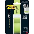 Post-it® Full Adhesive Roll, 1 x 400, Green (2650G)