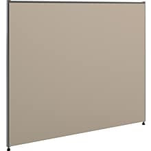 HON Verse Panel, 48W x 42H, Light Gray Finish, Gray Fabric (BSXP4248GYGY)