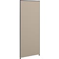 HON Verse Panel, 24W x 60H, Light Gray Finish, Gray Fabric (BSXP6024GYGY)