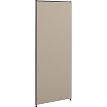 HON Verse Panel, 24W x 60H, Light Gray Finish, Gray Fabric (BSXP6024GYGY)