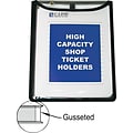 C-Line Job Ticket Holder, 9 x 12, Clear with Black Edges (39912)