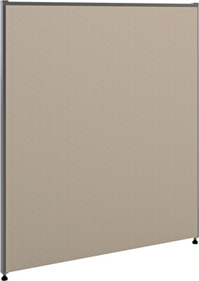 HON Verse Panel, 36W x 42H, Light Gray Finish, Gray Fabric (BSXP4236GYGY)