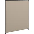 HON Verse Panel, 36W x 42H, Light Gray Finish, Gray Fabric (BSXP4236GYGY)