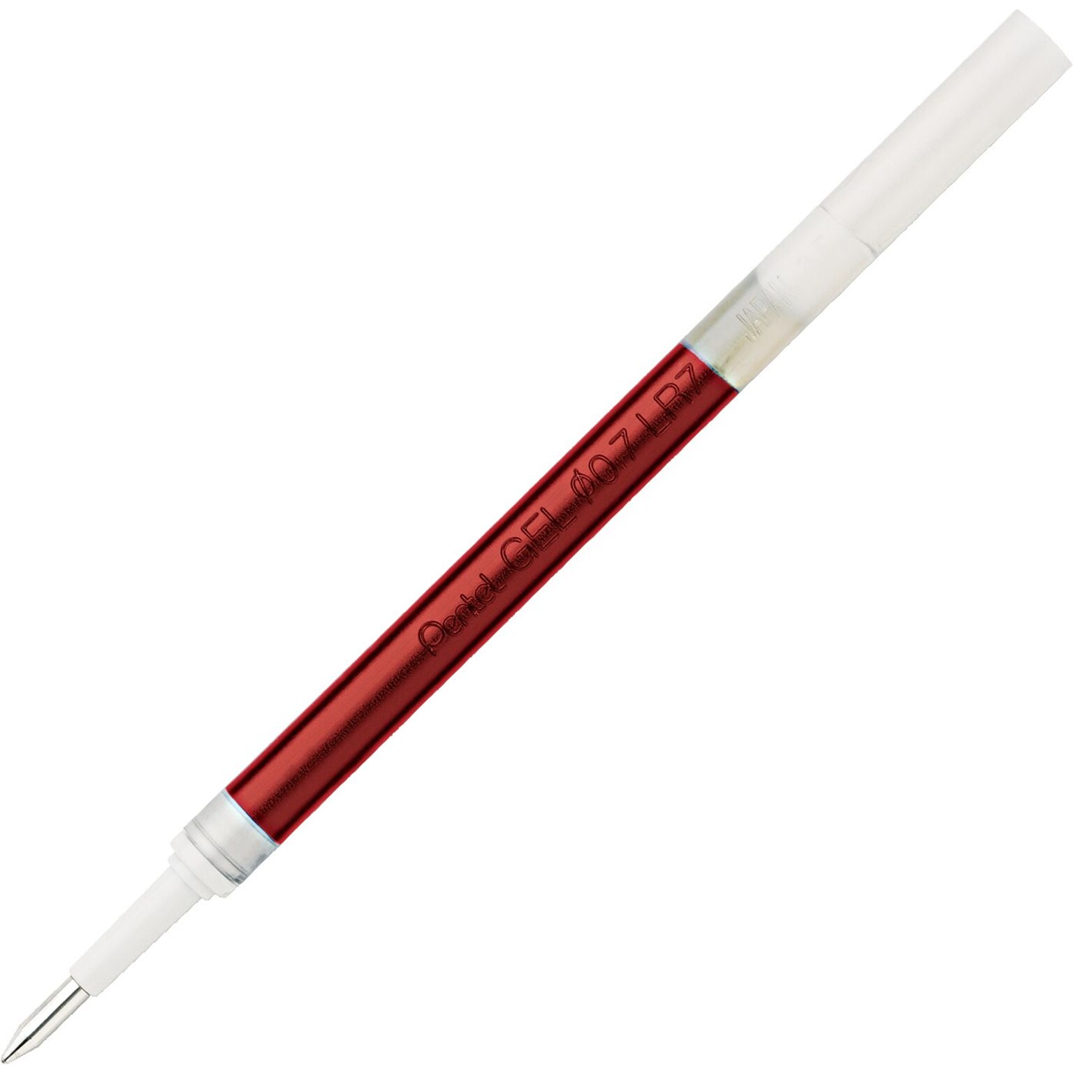 Pentel Energel Gel Pen Refill, Medium Point, Red Ink (PENLR7B)