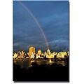 Trademark Global Ariane Moshayedi Skyline Rainbow Canvas Art, 22 x 32